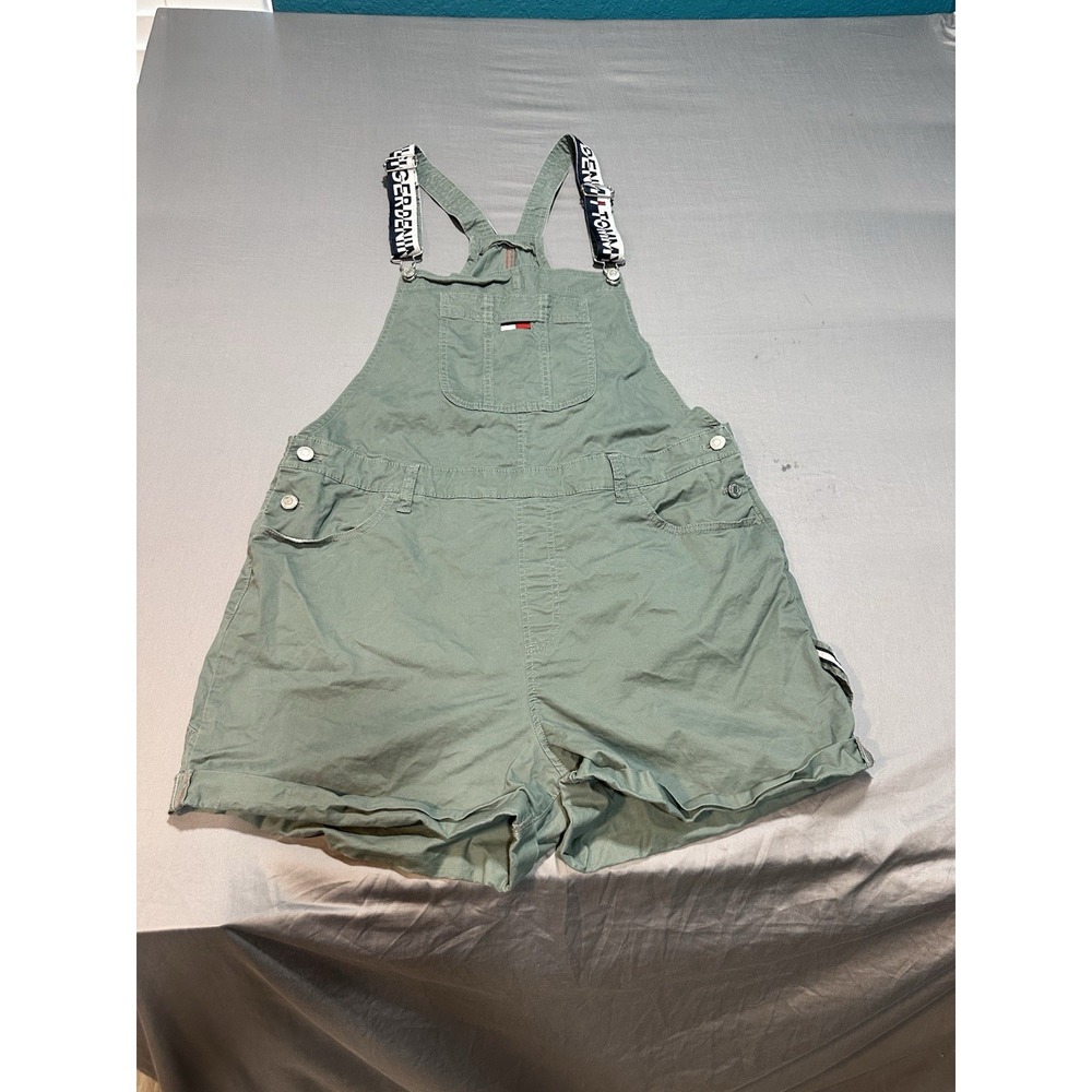 TOMMY HILFIGER DENIM Women's Short Overalls‎ /Shortalls - Size 18 - Sage Green